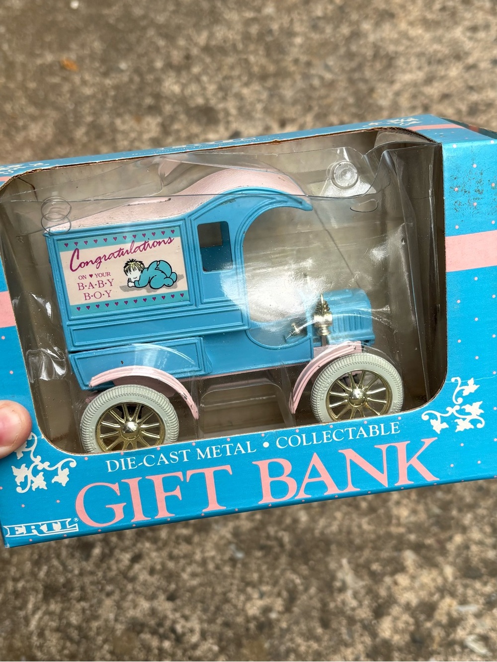 Ertl congratulations it’s a boy blue truck